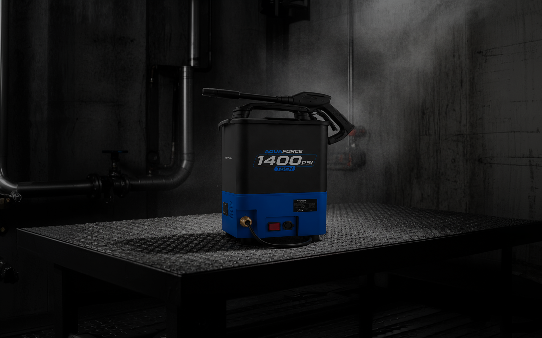 Aquaforce 1400 on a workbench